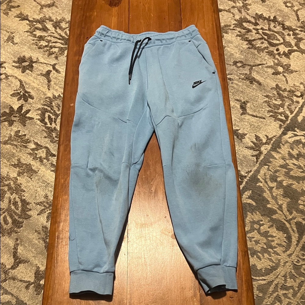 Nike Tech Joggers, Light Blue